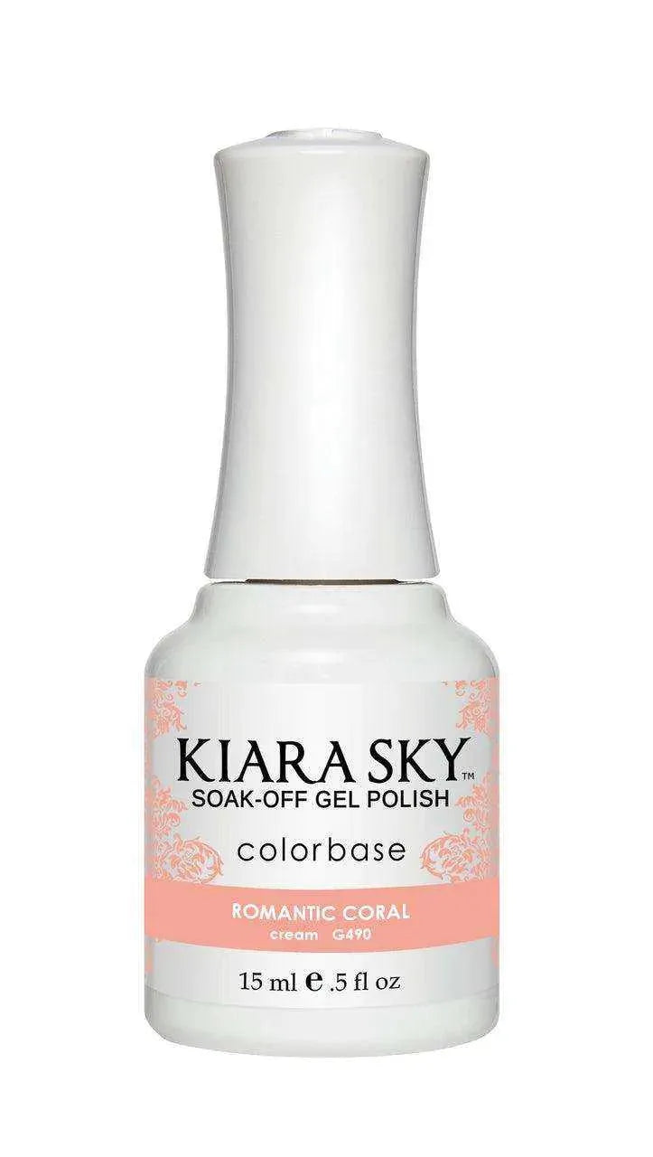 Kiara Sky Duo - Gel & Lacquer Combo - 490 ROMANTIC CORAL Duo - Gel & Lacquer Combo