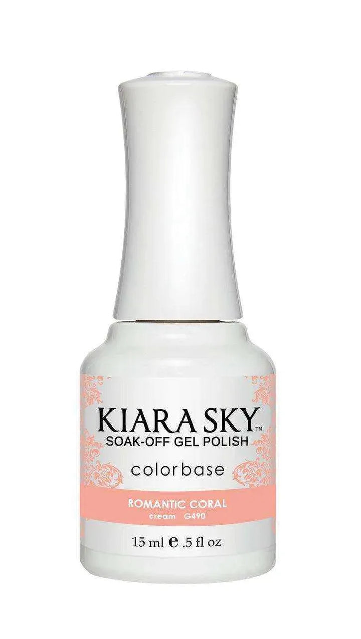 Kiara Sky Duo - Gel & Lacquer Combo - 490 ROMANTIC CORAL Duo - Gel & Lacquer Combo
