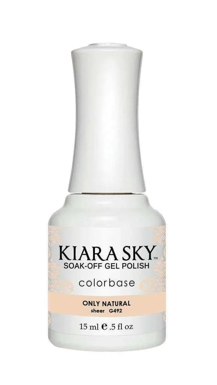 Kiara Sky Duo - Gel & Lacquer Combo - 492 ONLY NATURAL Duo - Gel & Lacquer Combo