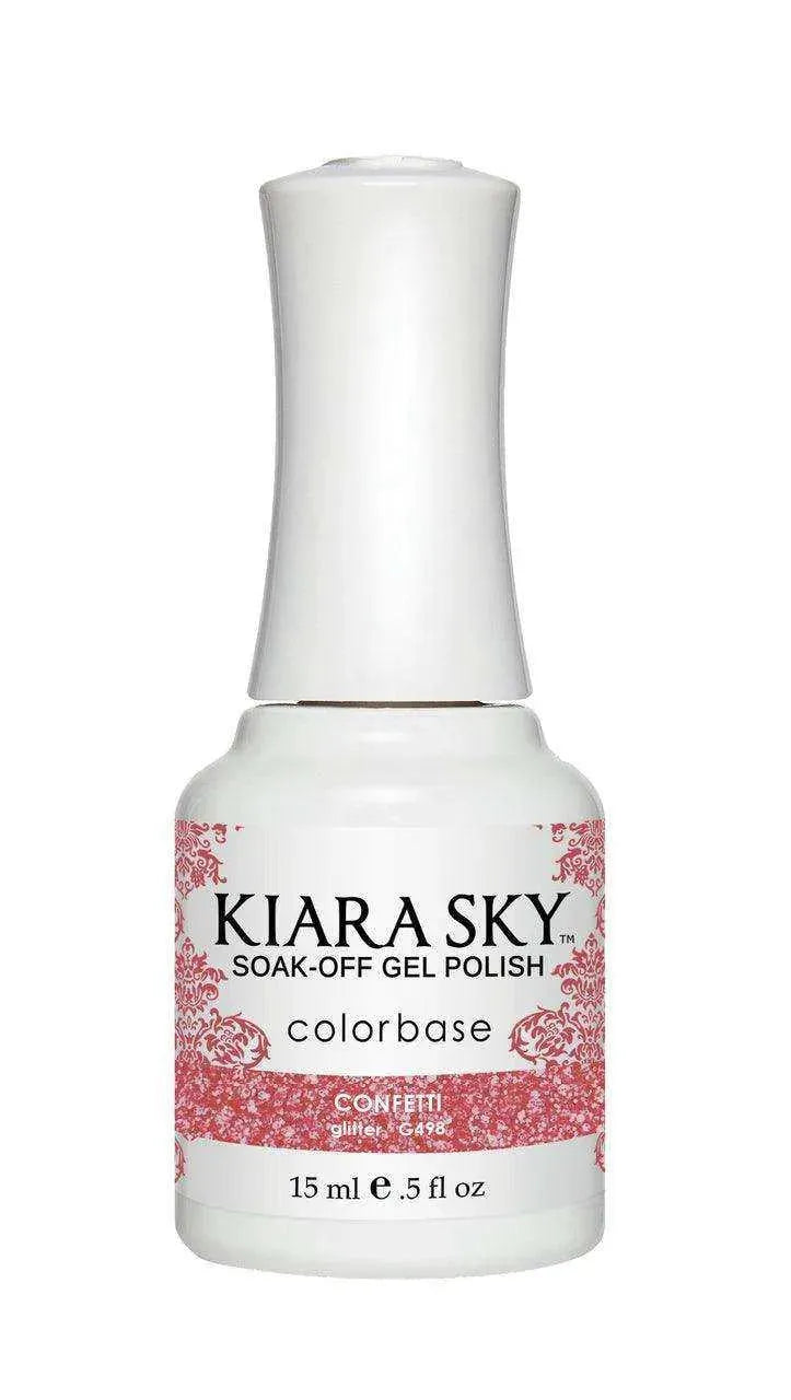 Kiara Sky Duo - Gel & Lacquer Combo - 498 CONFETTI Duo - Gel & Lacquer Combo