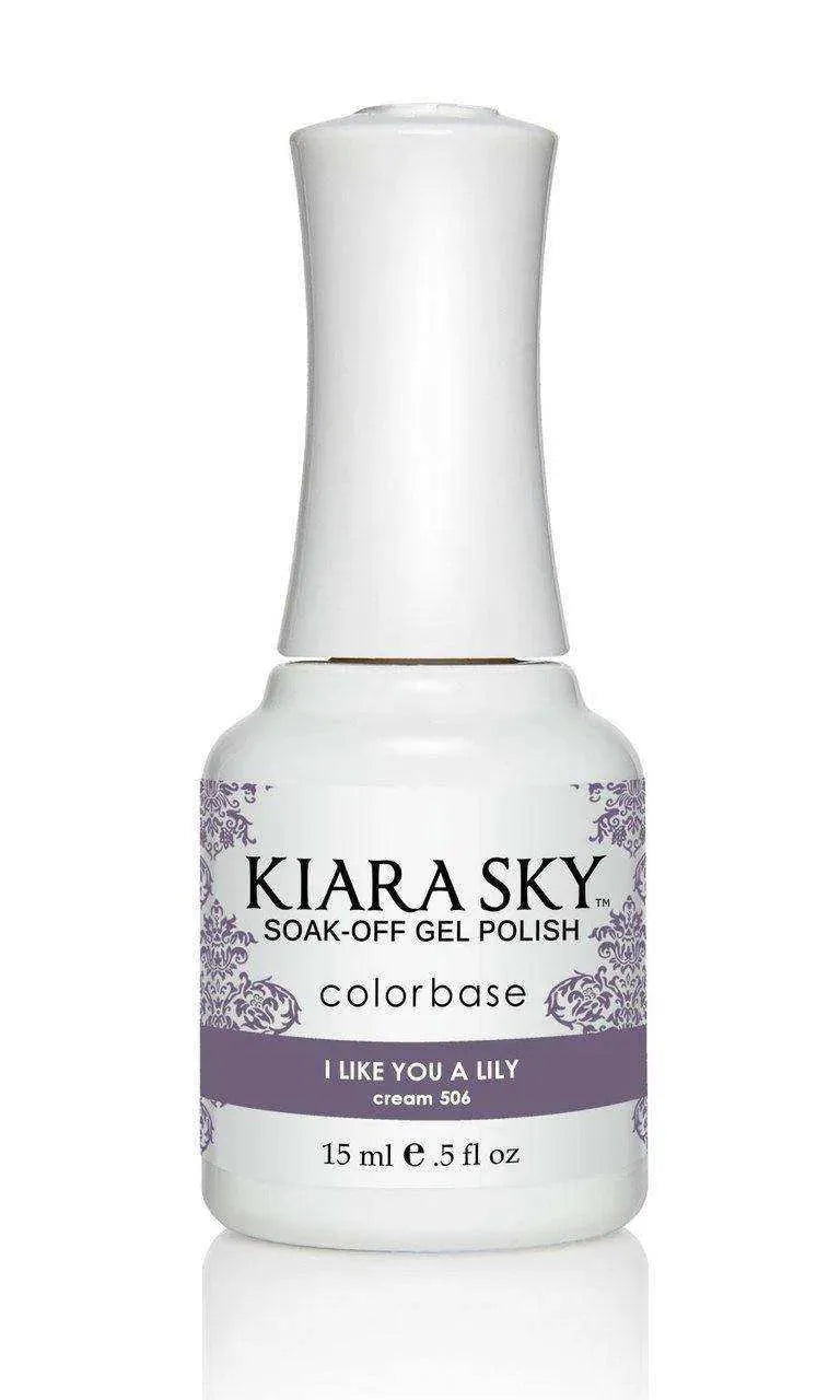 Kiara Sky Duo - Gel & Lacquer Combo - 506 I LIKE YOU A LILY Duo - Gel & Lacquer Combo