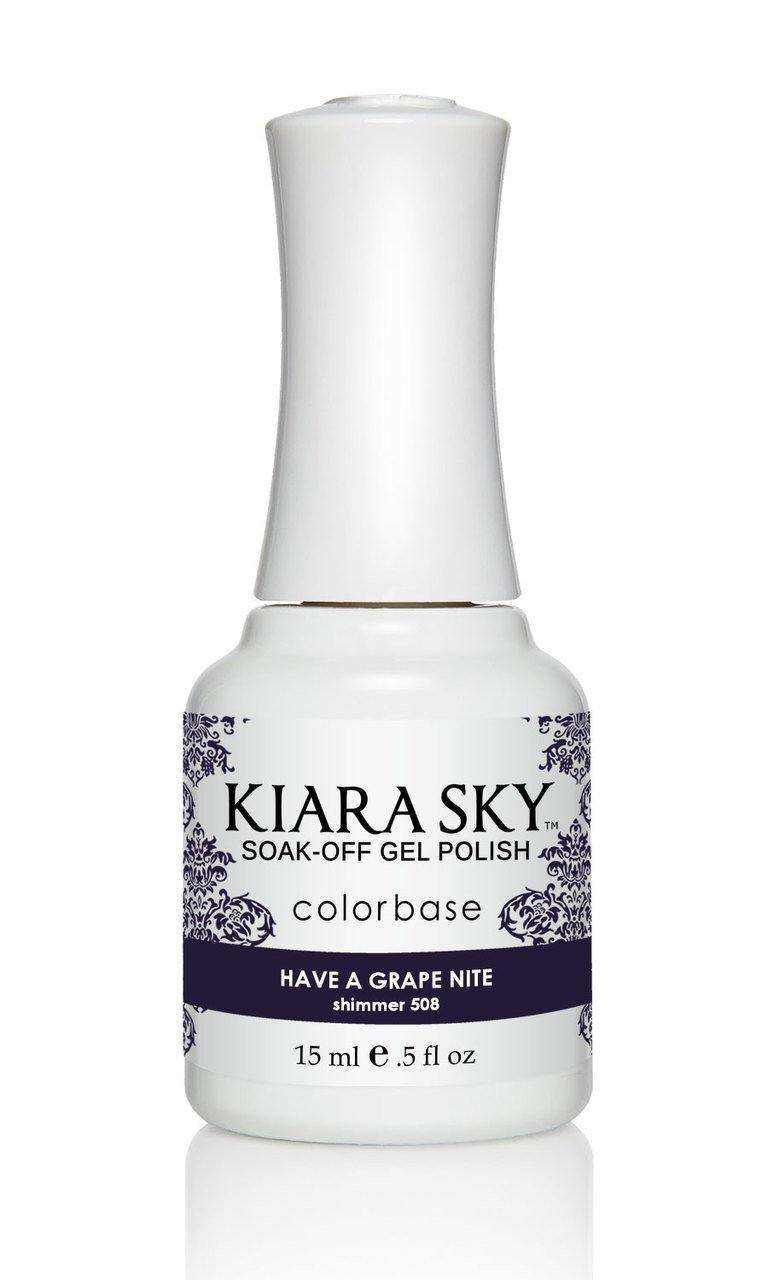 Kiara Sky Duo - Gel & Lacquer Combo - 508 HAVE A GRAPE NITE