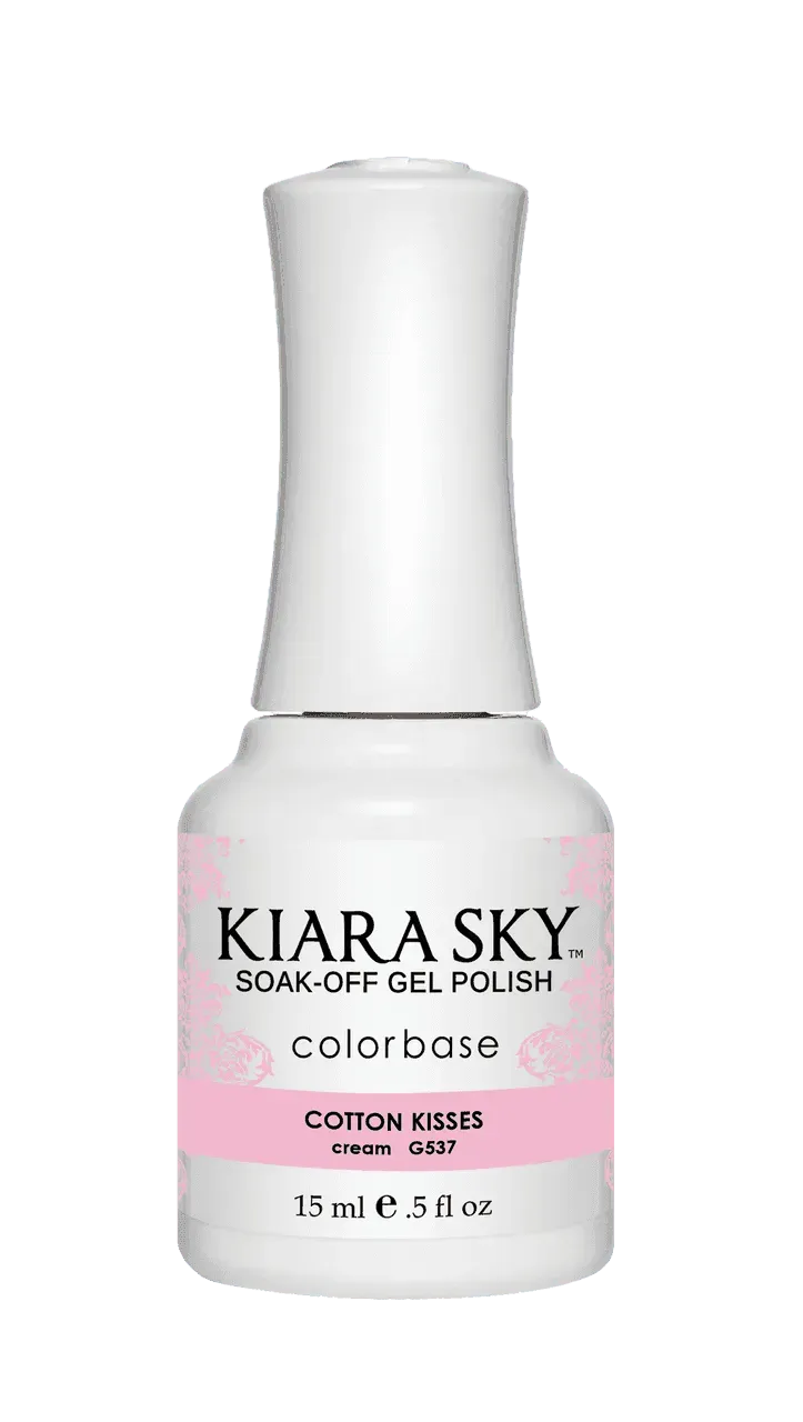 Kiara Sky Duo - Gel & Lacquer Combo - 537 COTTON KISSES Duo - Gel & Lacquer Combo