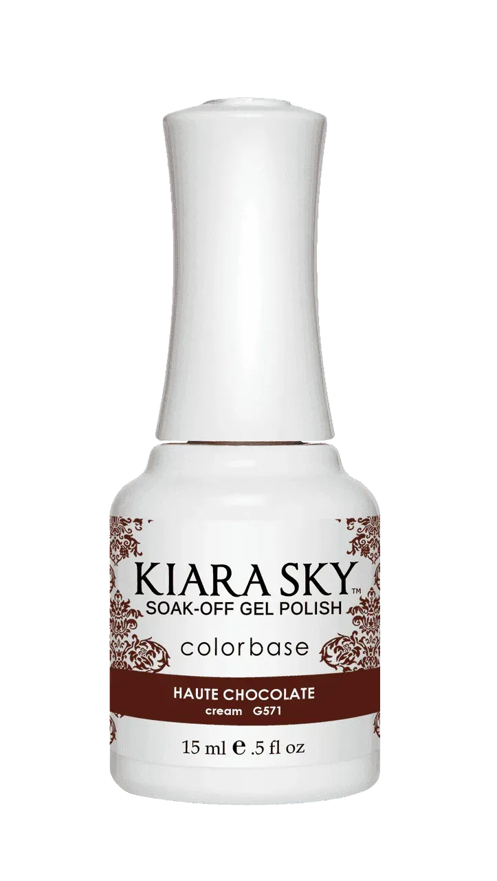 Kiara Sky Duo - Gel & Lacquer Combo - 571 Haute Chocolate Duo - Gel & Lacquer Combo