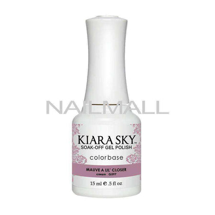 Kiara Sky Gel Polish - G597 Mauve A Lil' Closer Gel Polish