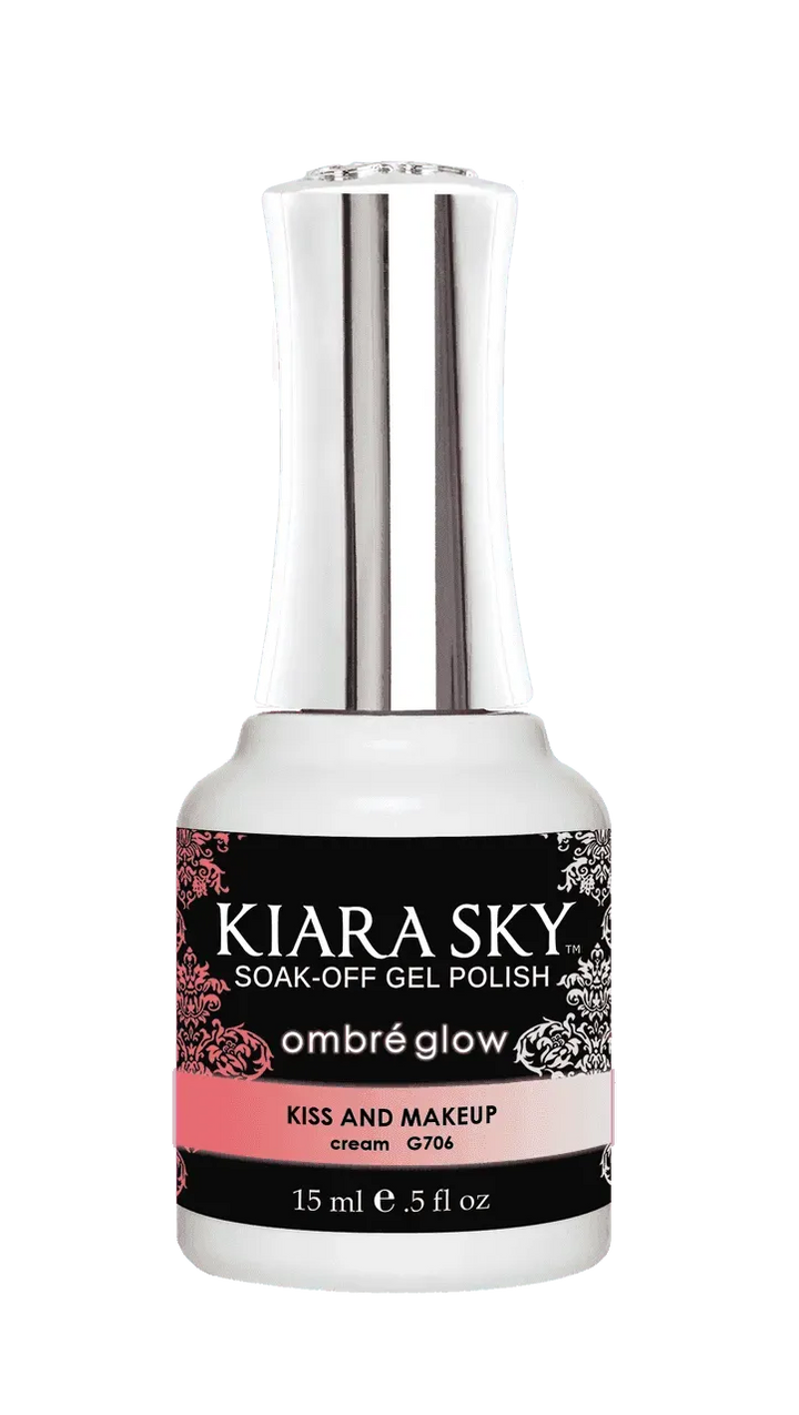 Kiara Sky Gel Polish - Ombre - G706 Kiss and Makeup Ombre Gel Polish