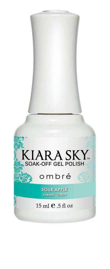 Kiara Sky Gel Polish - Ombre - G804 SOUR APPLE Ombre Gel Polish