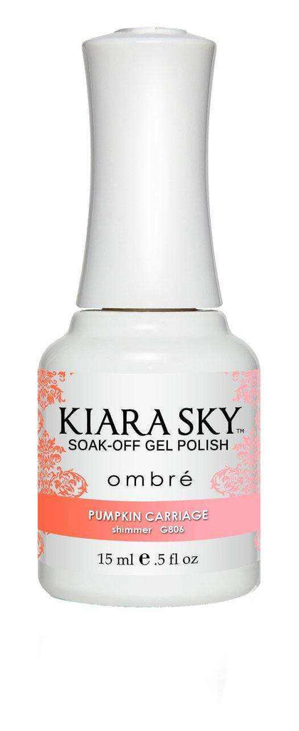 Kiara Sky Gel Polish - Ombre - G806 PUMPKIN CARRIAGE Ombre Gel Polish