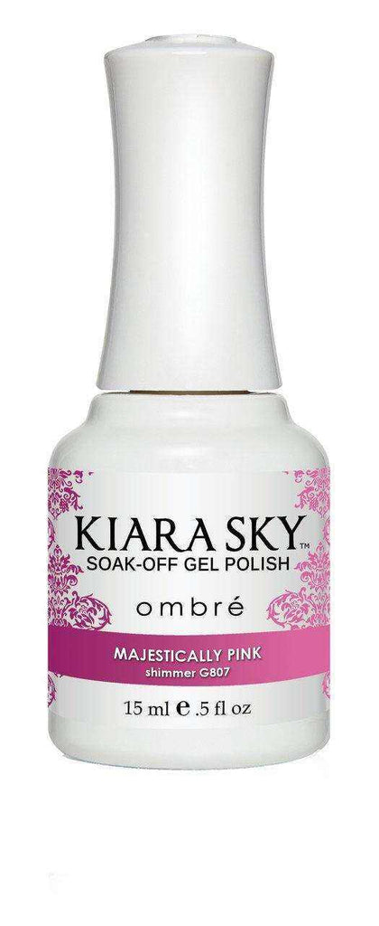 Kiara Sky Gel Polish - Ombre - G807 MAJESTICALLY PINK nailmall