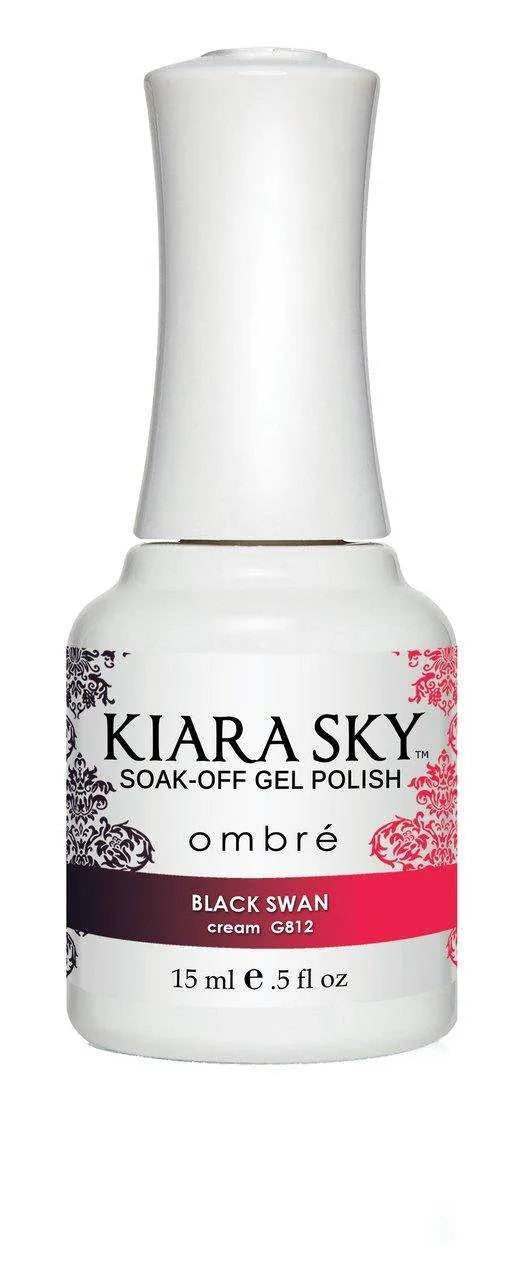 Kiara Sky Gel Polish - Ombre - G812 BLACK SWAN Ombre Gel Polish
