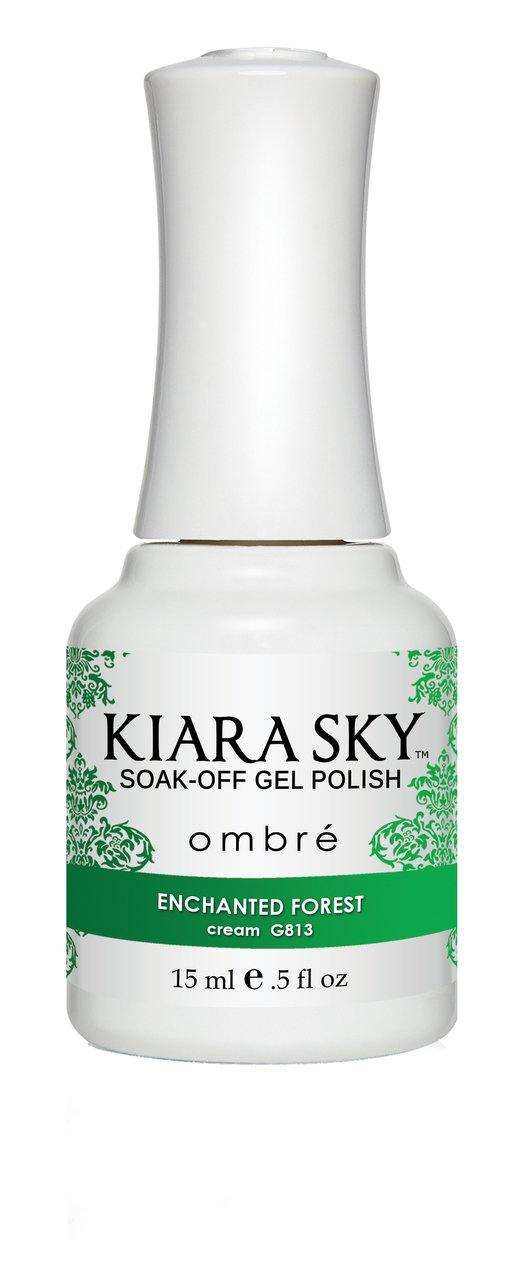 Kiara Sky Gel Polish - Ombre - G813 ENCHANTED FOREST