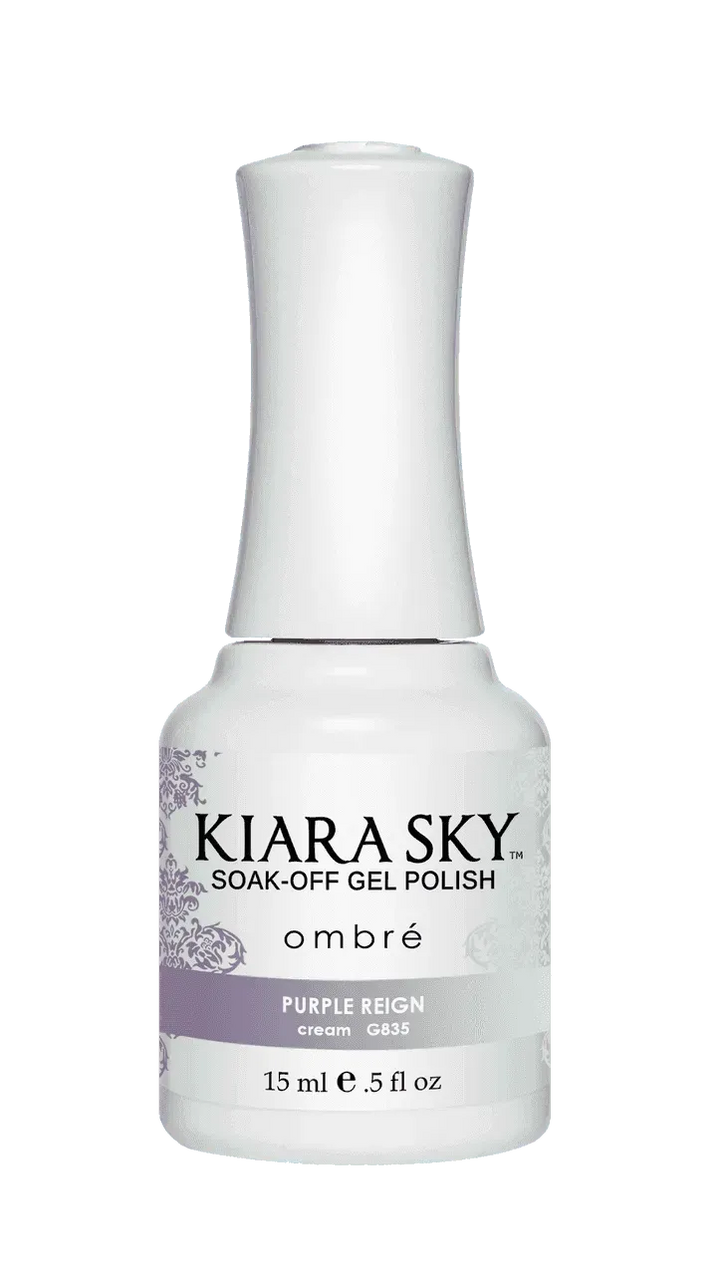 Kiara Sky Gel Polish - Ombre - G835 PURPLE REIGN Ombre Gel Polish