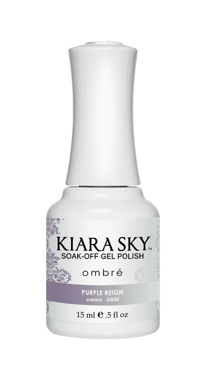 Kiara Sky Gel Polish - Ombre - G835 PURPLE REIGN Ombre Gel Polish