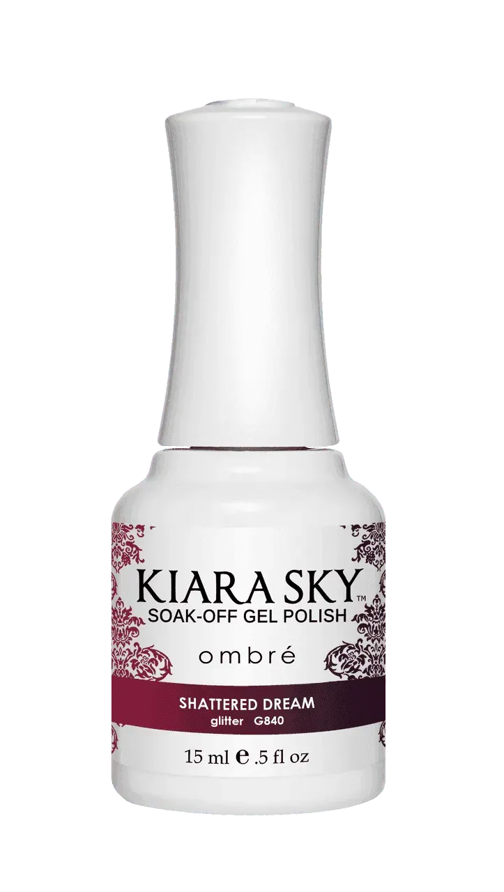 Kiara Sky Gel Polish - Ombre - G840 SHATTERED DREAM Ombre Gel Polish