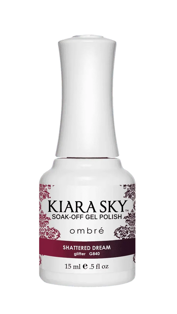 Kiara Sky Gel Polish - Ombre - G840 SHATTERED DREAM Ombre Gel Polish