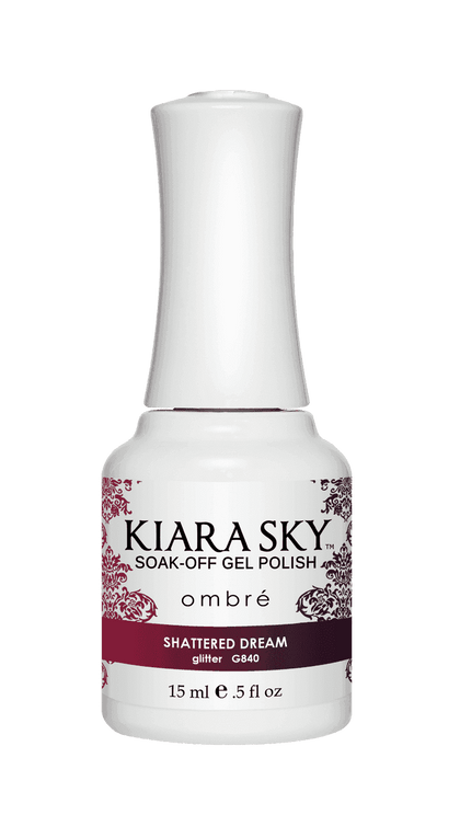 Kiara Sky Gel Polish - Ombre - G840 SHATTERED DREAM Ombre Gel Polish