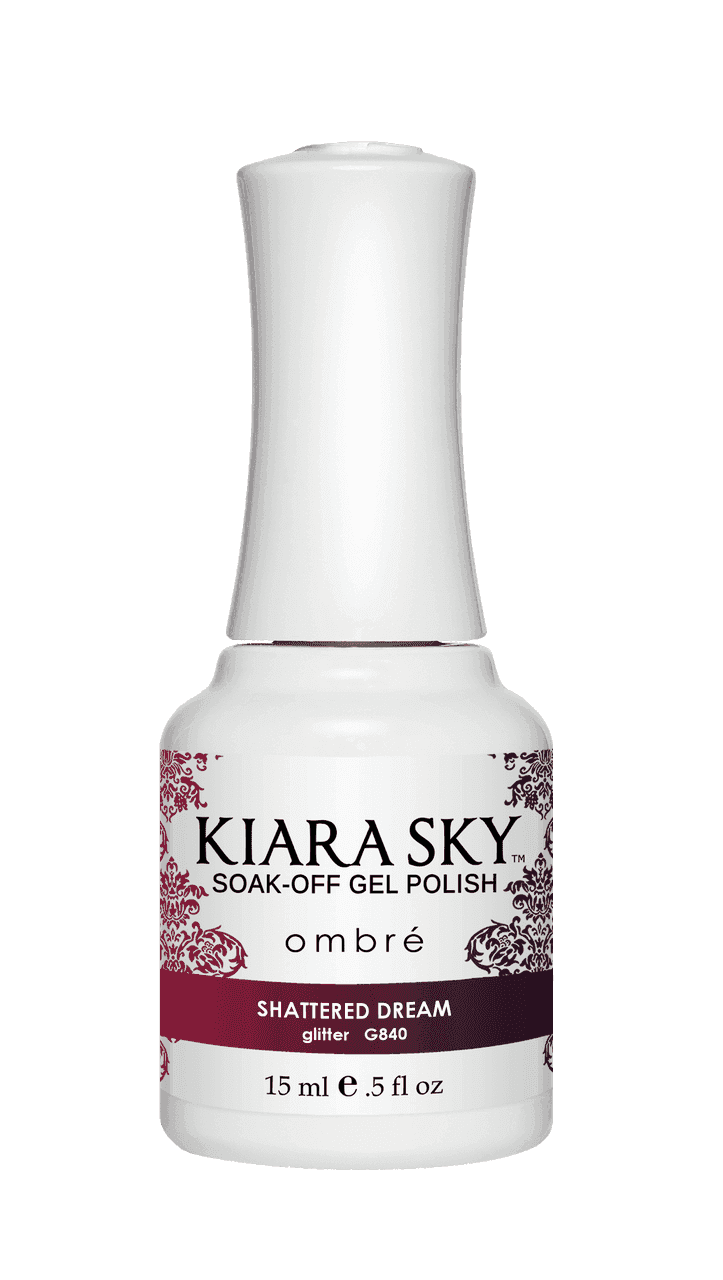 Kiara Sky Gel Polish - Ombre - G840 SHATTERED DREAM