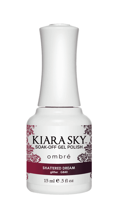 Kiara Sky Gel Polish - Ombre - G840 SHATTERED DREAM nailmall