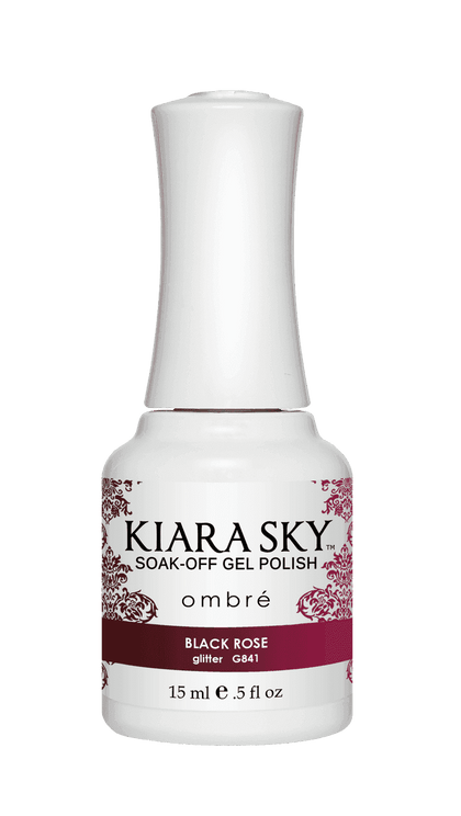 Kiara Sky Gel Polish - Ombre - G841 BLACK ROSE Ombre Gel Polish