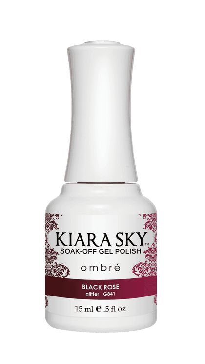 Kiara Sky Gel Polish - Ombre - G841 BLACK ROSE nailmall