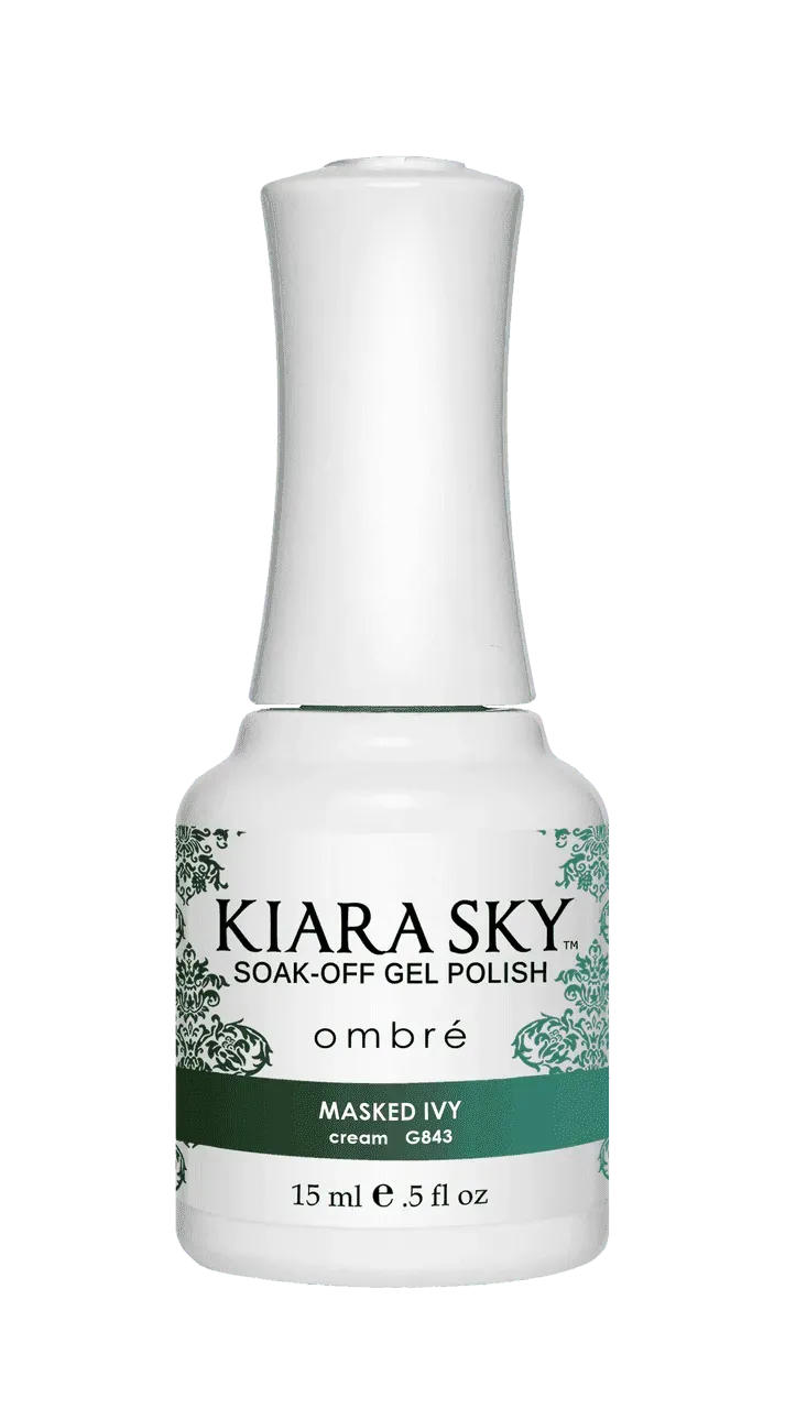 Kiara Sky Gel Polish - Ombre - G843 MASKED IVY