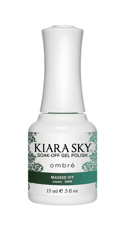 Kiara Sky Gel Polish - Ombre - G843 MASKED IVY Ombre Gel Polish