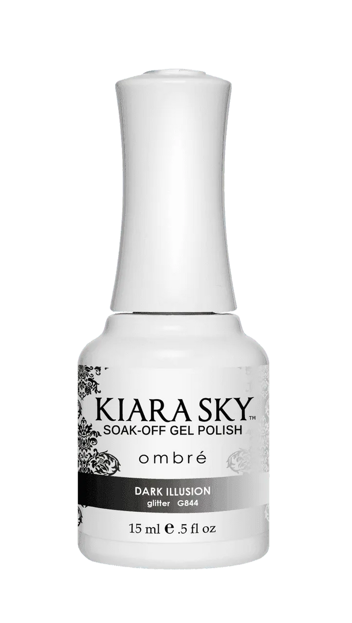 Kiara Sky Gel Polish - Ombre - G844 DARK ILLUSION Ombre Gel Polish