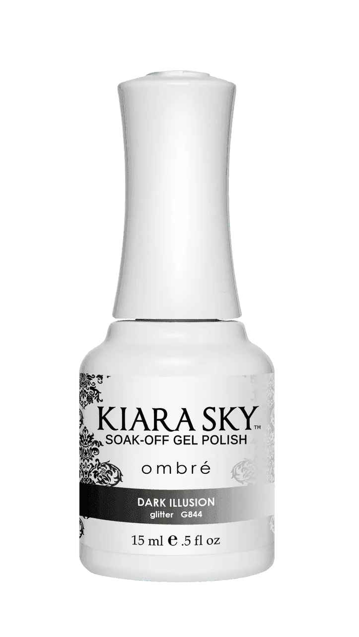 Kiara Sky Gel Polish - Ombre - G844 DARK ILLUSION Ombre Gel Polish