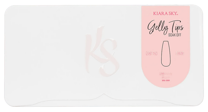 Kiara Sky Gelly Tips - Long Coffin Nail Tips