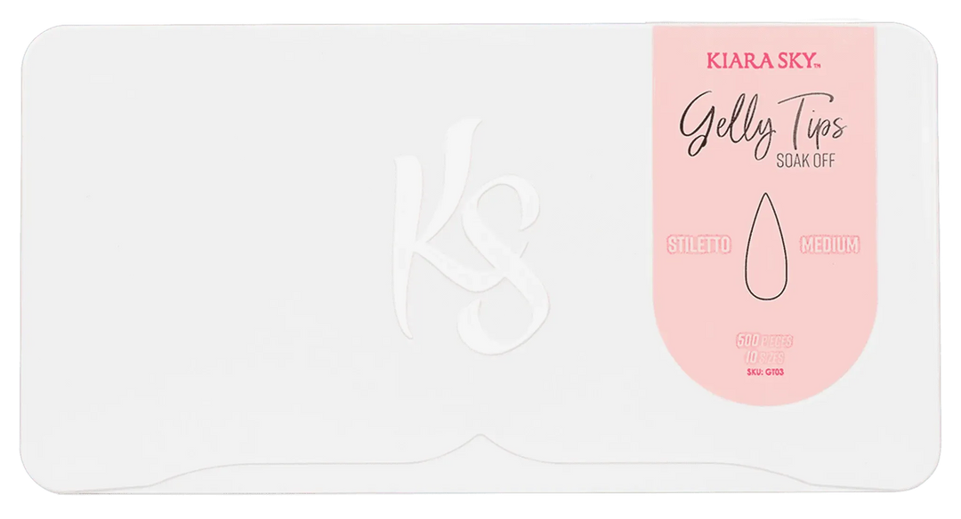 Kiara Sky Gelly Tips - Medium Stiletto Nail Tips