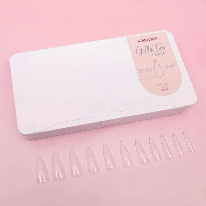 Kiara Sky Gelly Tips - Medium Stiletto Nail Tips