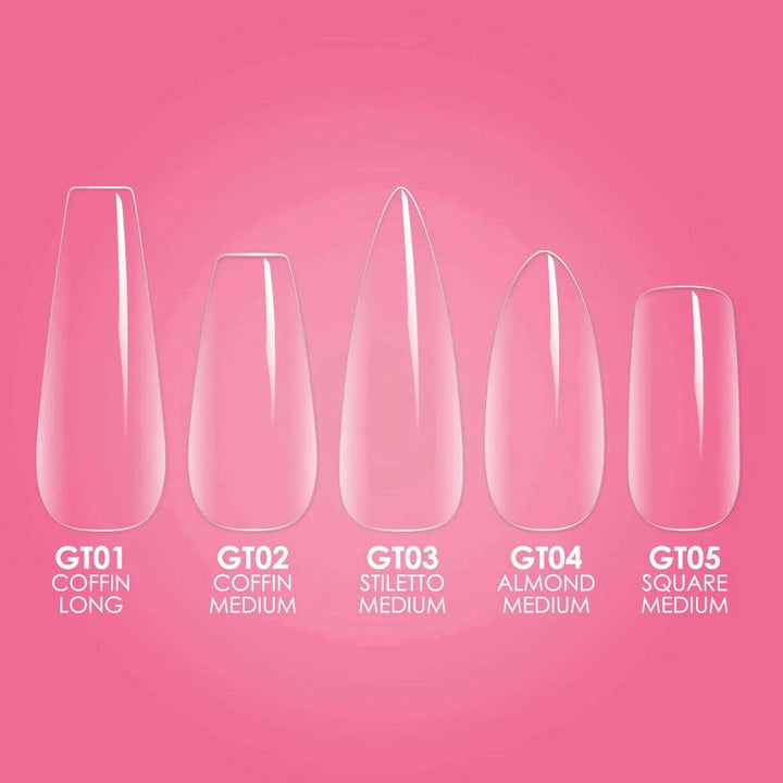 Kiara Sky Gelly Tips - Medium Stiletto Nail Tips