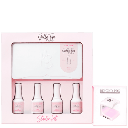 Kiara Sky Gelly Tips - Starter Kit Almond Medium Nail Tips