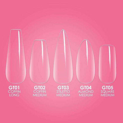 Kiara Sky Gelly Tips - Starter Kit Almond Medium Nail Tips