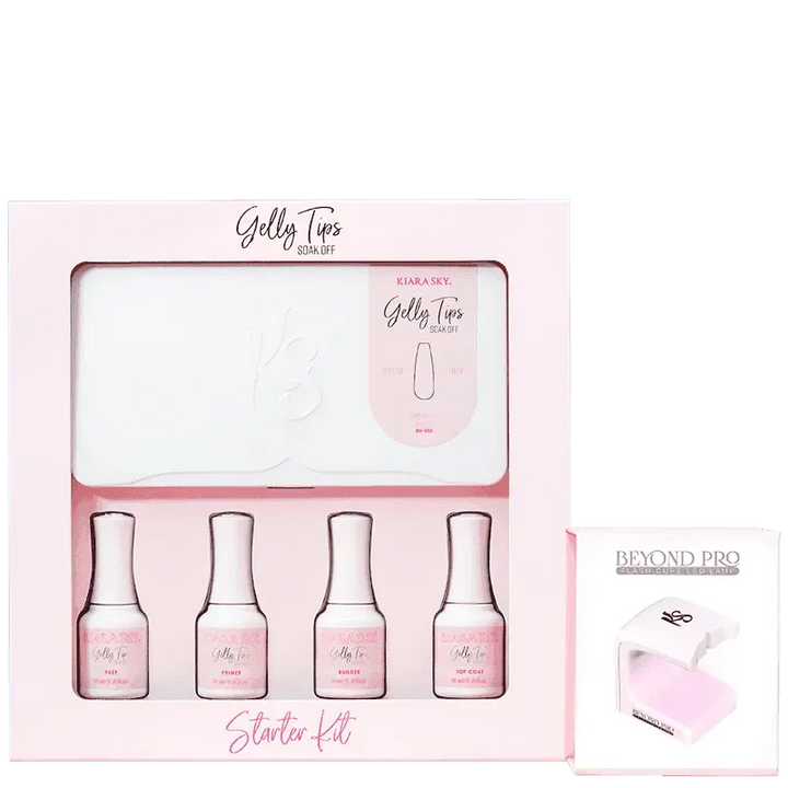 Kiara Sky Gelly Tips - Starter Kit Stiletto Medium Nail Tips