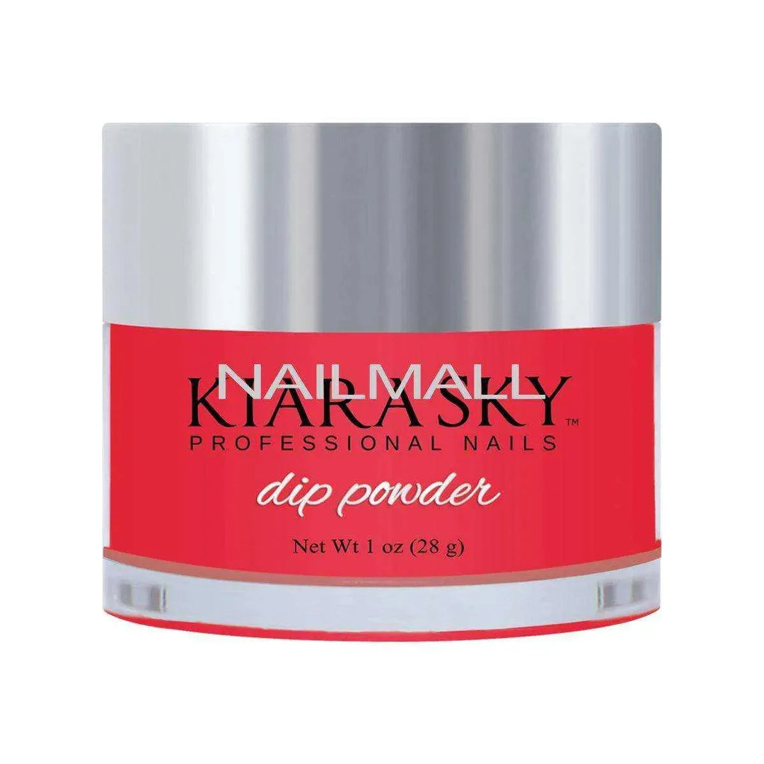 Kiara Sky - Glow Dip Powder - DG101 - RED HOT GLO Glow Dip Powder