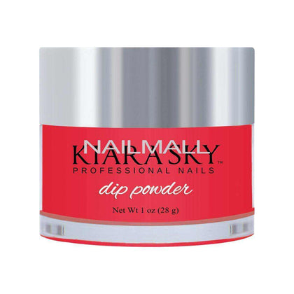 Kiara Sky - Glow Dip Powder - DG101 - RED HOT GLO Glow Dip Powder