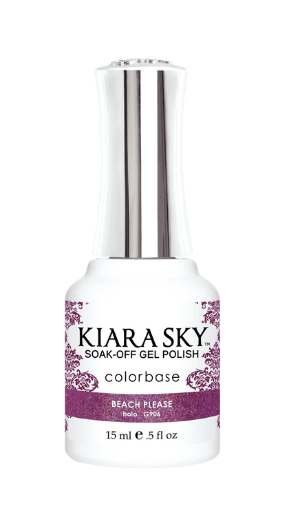 Kiara Sky Holo - 906 BEACH PLEASE Holo Gel Polish