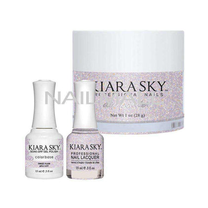 Kiara Sky Trio - Gel, Lacquer, & Dip Combo - DGN497 Sweet Plum Trio Set - Gel, Lacquer, & Dip