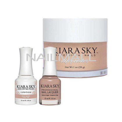 Kiara Sky Trio - Gel, Lacquer, & Dip Combo - DGN530 Nude Swings Trio Set - Gel, Lacquer, & Dip