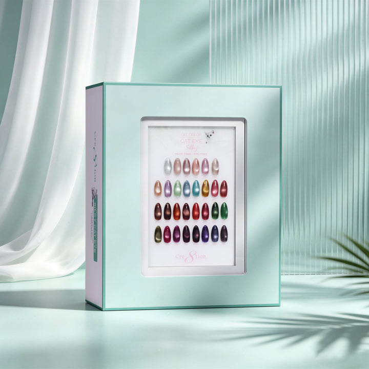 Cre8tion Cat Eye Silky Kit - 30 Colors Gel Collection