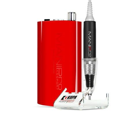 KUPA MANIPro Passport & Cradle + KP60 Handpiece - KUPA RED Nail Drill