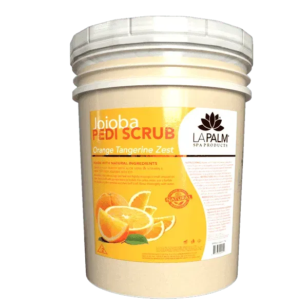 LA PALM Jojoba Pedi Scrub - Orange Tangerine Zest 5G Scrub
