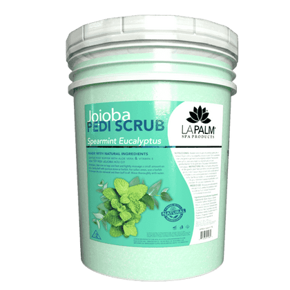 LA PALM Jojoba Pedi Scrub - Spearmint Eucalyptus 5G nailmall
