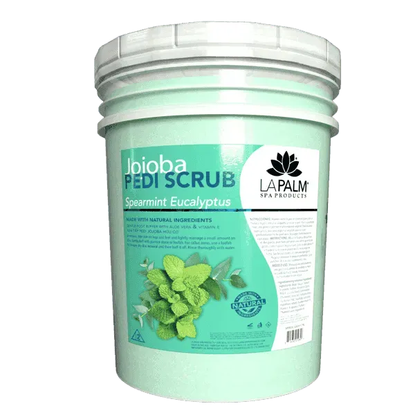 LA PALM Jojoba Pedi Scrub - Spearmint Eucalyptus 5G Scrub