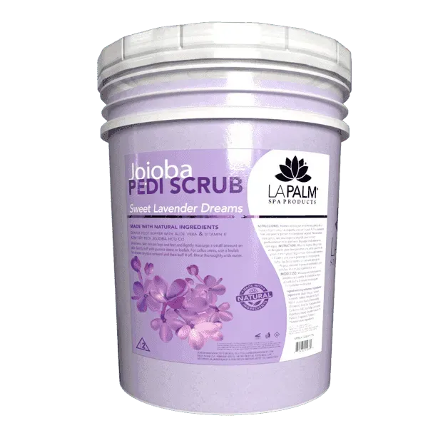 LA PALM Jojoba Pedi Scrub - Sweet Lavender Dreams 5G Scrub