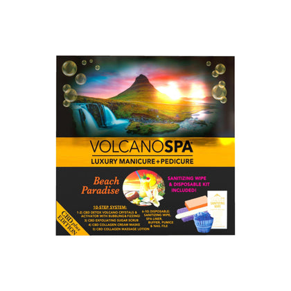 La Palm Volcano Spa 10 in 1 Pedicure - CBD+ Edition Beach Paradise Pedicure Kit