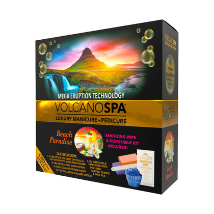 La Palm Volcano Spa 10 in 1 Pedicure - CBD+ Edition Beach Paradise Pedicure Kit