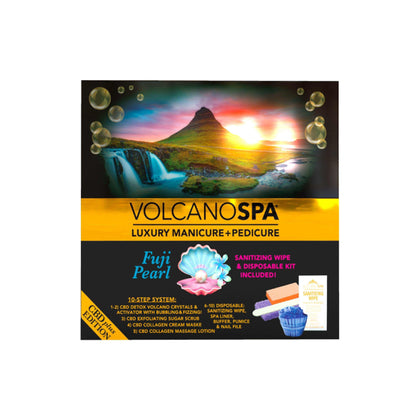 La Palm Volcano Spa 10 in 1 Pedicure - CBD+ Edition Fuji Pearl Pedicure Kit