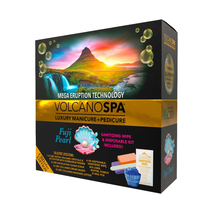La Palm Volcano Spa 10 in 1 Pedicure - CBD+ Edition Fuji Pearl Pedicure Kit